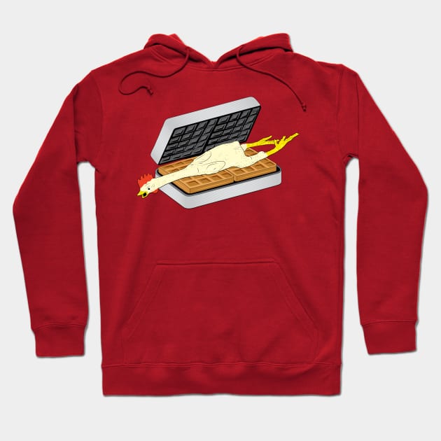 Rubber Chicken & Waffles Hoodie by 319heads